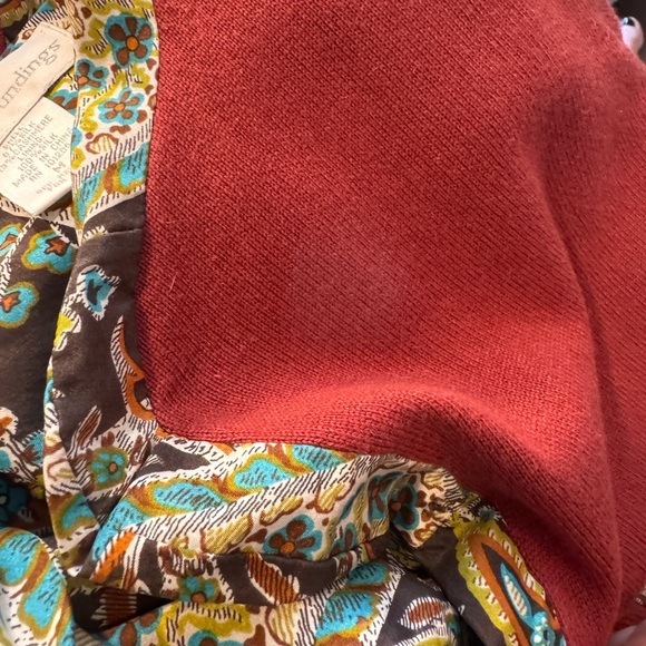 Soft Surroundings silk and cashmere Cardigan with Paisley Trim - Picture 10 of 10